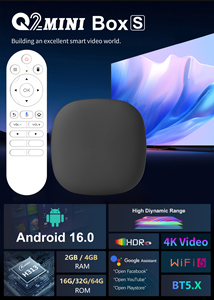 Zoku 2025 q2mini TV Box Allwinner H313 Quad Core <span class=keywords><strong>Android</strong></span> 16 2GB 16GB 4k thông minh <span class=keywords><strong>Android</strong></span> Set-Top Box Halloween Quà Tặng - Product Image 3