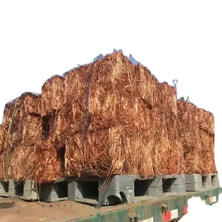 A fábrica fornece diretamente sucata de fio de cobre/sucata de cobre de segunda mão para atacado a um preço baixo na China