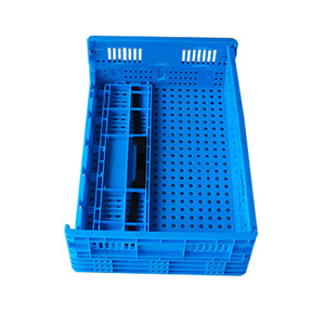 Contenedores plegables apilables resistentes Las cajas plegables de plástico se utilizan para transportar frutas o verduras - Product Image 5