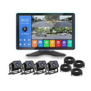 4Ch Split Display 1080P 720P 10.1inch 2.5D <strong>HD</strong> Voice Control Touch Screen Vehicle Monitoring Display Monitores Lcd - Product Image 1