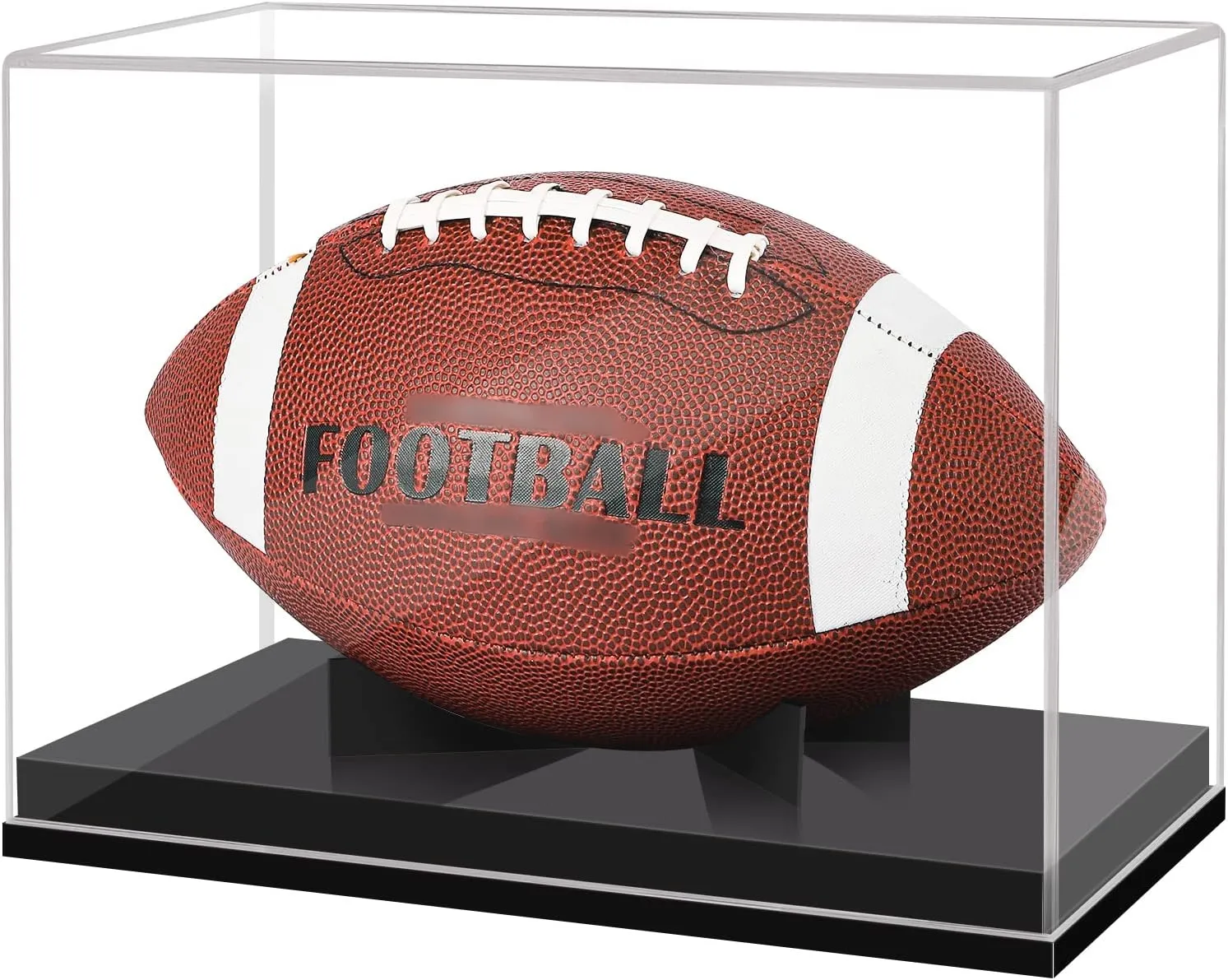 फुटबॉल प्रदर्शन बॉक्स कोई विधानसभा की आवश्यकता एक्रिलिक बॉक्स के लिए फुटबॉल बास्केटबॉल गेंदों