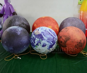 太阳系充气行星装饰火星金星土星水星月球地球气球 - Product Image 3