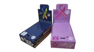 Perakende özel karton sadaka kutusu karton bağış lolipop 70 şeker kutusu - Product Image 5