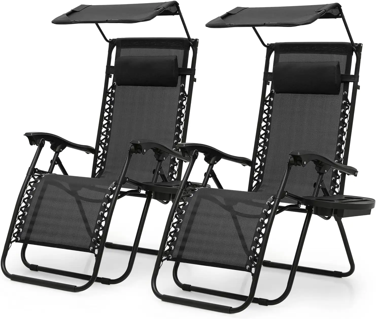 Muebles al aire libre Camping pesca plegable sillón reclinable Silla de gravedad cero Patio Silla de playa portátil