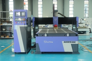 Máquina enrutadora CNC de cambio de herramientas automático ACCTEK de alta eficiencia, 3 ejes, 4 ejes, ATC lineal, gabinete de puerta de madera, enrutador CNC AKM1530C - Product Image 2