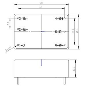 High Voltage Output Custom MDTH20-24S100G Model 24V to <strong>100V</strong> 20W DC DC Switching Power Supply for RF Circuit, Laser Excitation - Product Image 4