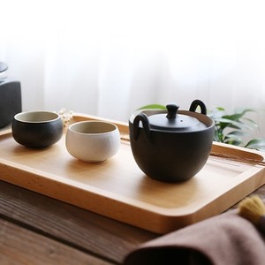 现代日本木制矩形托盘创意服务架坚果面包独特竹制风格最新设计菜肴 - Product Image 4