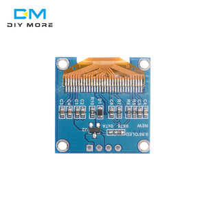 0,96 Zoll 4Pin IIC I2C Seriell 128x64 OLED LCD-Display Weißes Bildschirm modul Für Arduino SSH1106-40-70 Celsius GND VCC SCL SDA