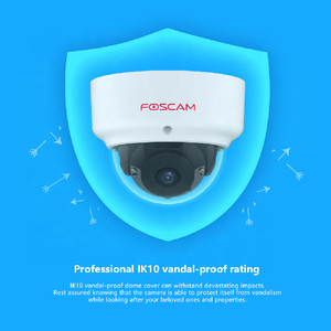 Foscam OEM ODM双向音频外防破坏圆顶摄像机4g Poe Ip摄像机2mp圆顶安全摄像机 - Product Image 4