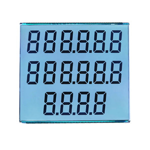 MH6819 monokolor lcd display 664 typ 7 segment kundenspezifisches design lcd-modul serielle schnittstelle lcd-display für benzinspender - Product Image 1