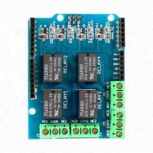 Scudo relè 5V 4Ch modulo relè quattro canali