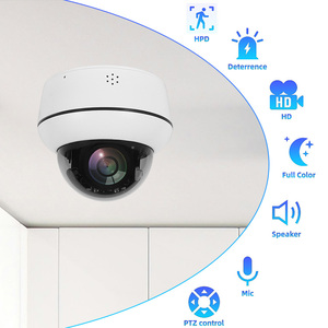 İnsan algılama araç izleme iki yönlü ses 4X optik Zoom 2.8-12mm Lens ile YGHT 4X 5MP Metal PTZ IP kamera - Product Image 3