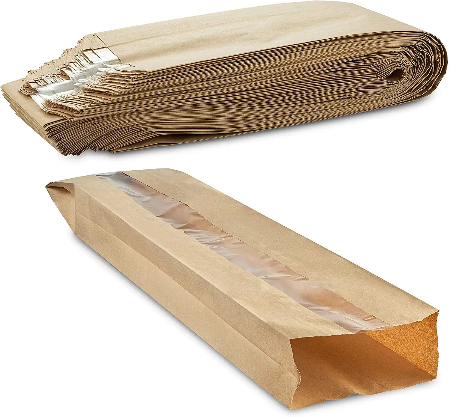 맞춤형 프랑스 종이 바게트 긴 빵 크래프트 종이 봉투