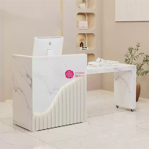 宜城美容热卖多功能可伸缩前台办公室小型接待台柜台价格便宜 - Product Image 6