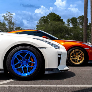 Роскошные кованые колеса Viaol с глубоким пазом, 1 шт., 17, 18 Дюймов, 5x112, 5x114,3, колесные диски для гоночных автомобилей для R8 GTR EVO2 - Product Image 6