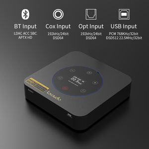 Lavaudio DS601 Receptores Bluetooth DAC Audio HiFi Decodificador de escritorio Entrada coaxial y óptica 3,5mm, salida RCA Amplificador de audio para el hogar - Product Image 4