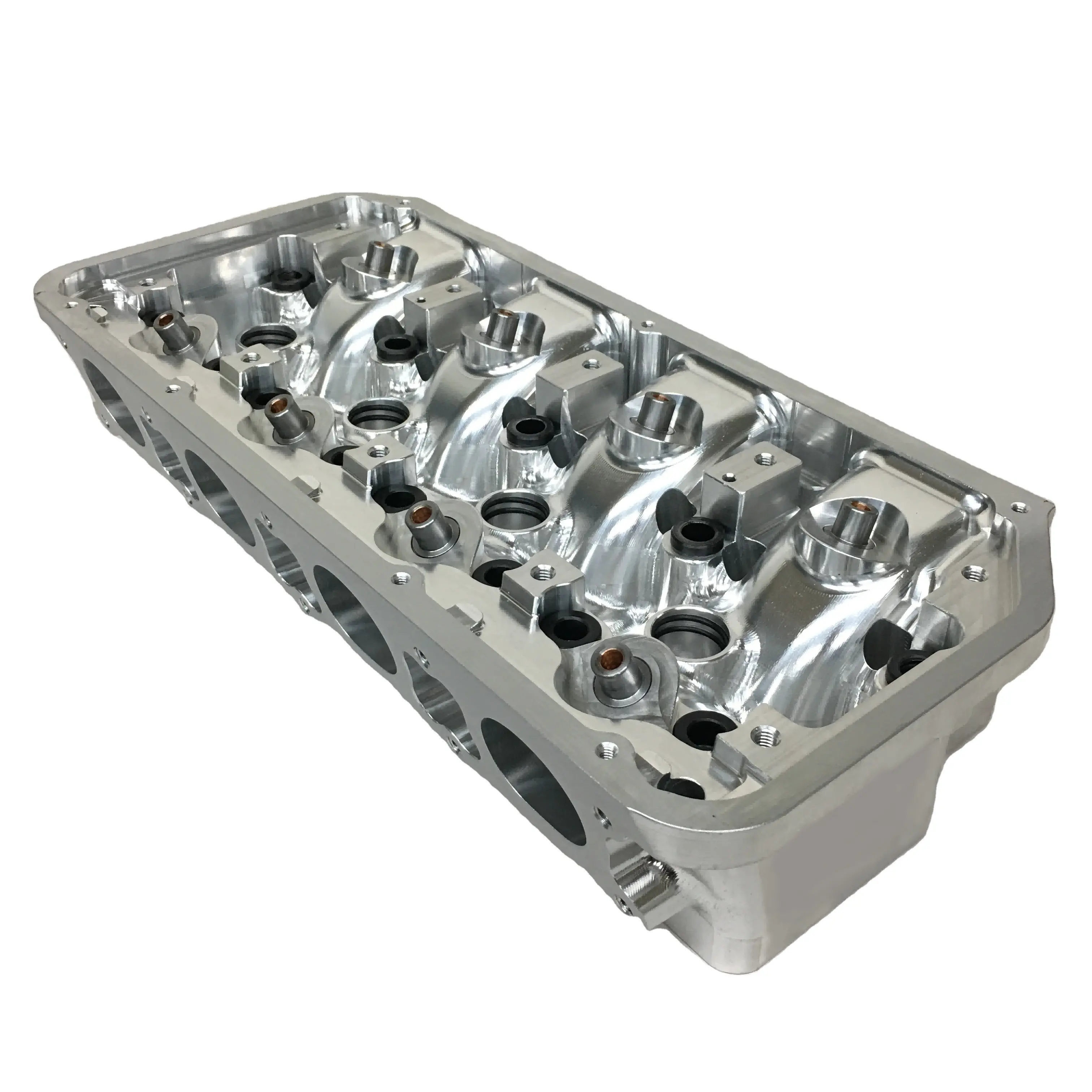 HKAA 5 axis OEM CNC Machining Custom High Precise intake manifold Racing Engine Parts 7075 Aluminum engine manifold