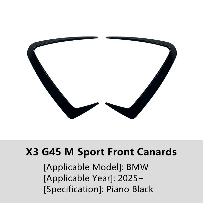 Cuchillo de viento delantero piano negro