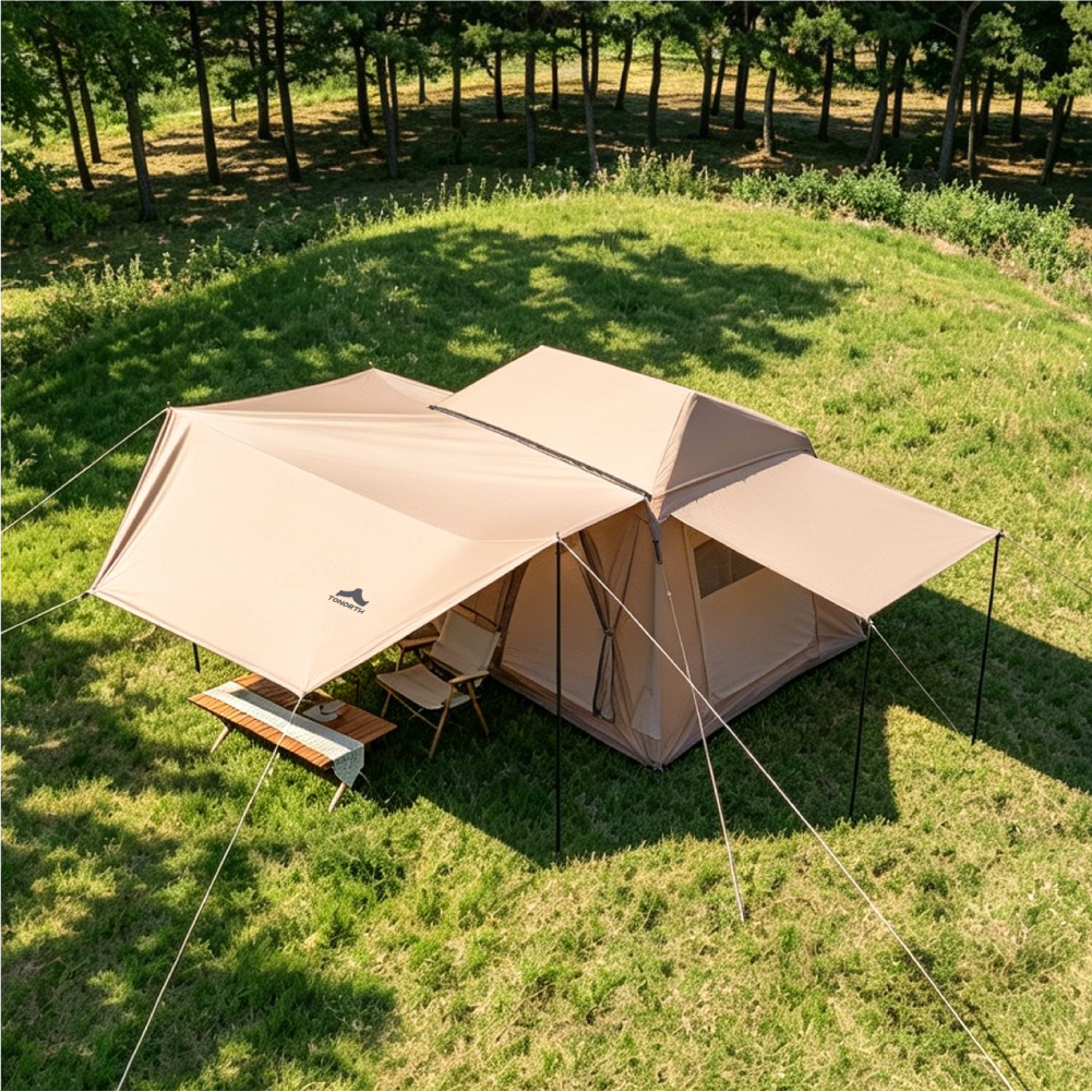 Beige-Tent + canopy