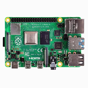 Offizielles Original Raspberry Pi 4B 4. Generation Development Board mit Python für Bluetooth 5.0 und DDR4 für Power Driver Module