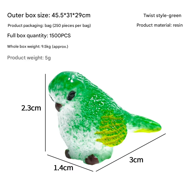 สไตล์บิดหัว-สีเขียว