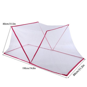 Buena venta portátil plegable niño mosquitera tienda viaje verano poliéster mosquitera - Product Image 2