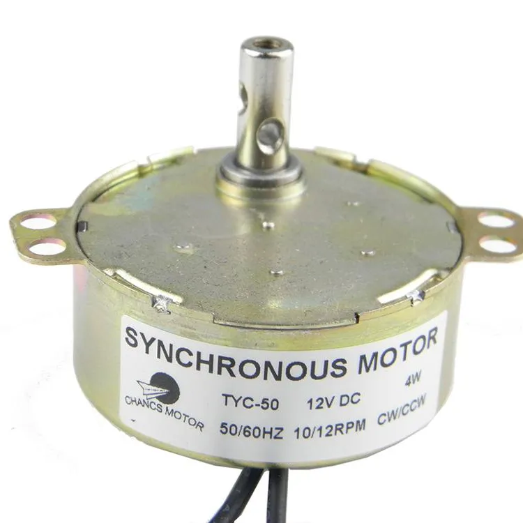 MOTOR Hot sale TYC50 DC 12V 4W 10-12RPM Synchronous Motor Turntable Gear Box for Microwave Oven