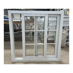 Modern basit tasarım pvc pencere ile onur en kaliteli ızgaralı sürgülü pencere tasarımlar çift camlı pencere - Product Image 2