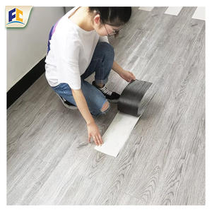 Vinil Ecológico & Película Adesiva Vinil Auto-Adesivo Durável Bambu Piso Modular Estilo LVT com Impermeável & Durável