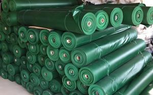 China <strong>Factory</strong> Certified Strength Woven Technics Straight PVC Roll Material Waterproof <strong>Cloth</strong> for Covering Goods Tarpaulin Pattern - Product Image 3