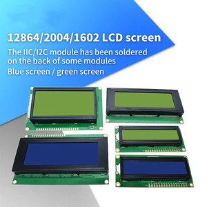 LCD1602 LCD 1602 2004 modulo 12864 blu schermo verde 16x2 20x4 caratteri Display LCD modulo HD44780 Controller blu luce nera - Product Image 2