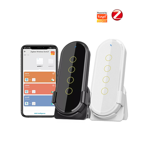 Беспроводной переключатель Tuya ZigBee для умного дома, 4 клавиши, 12 сцен, дистанционное управление, умное приложение, сенсорный выключатель света - Product Image 1