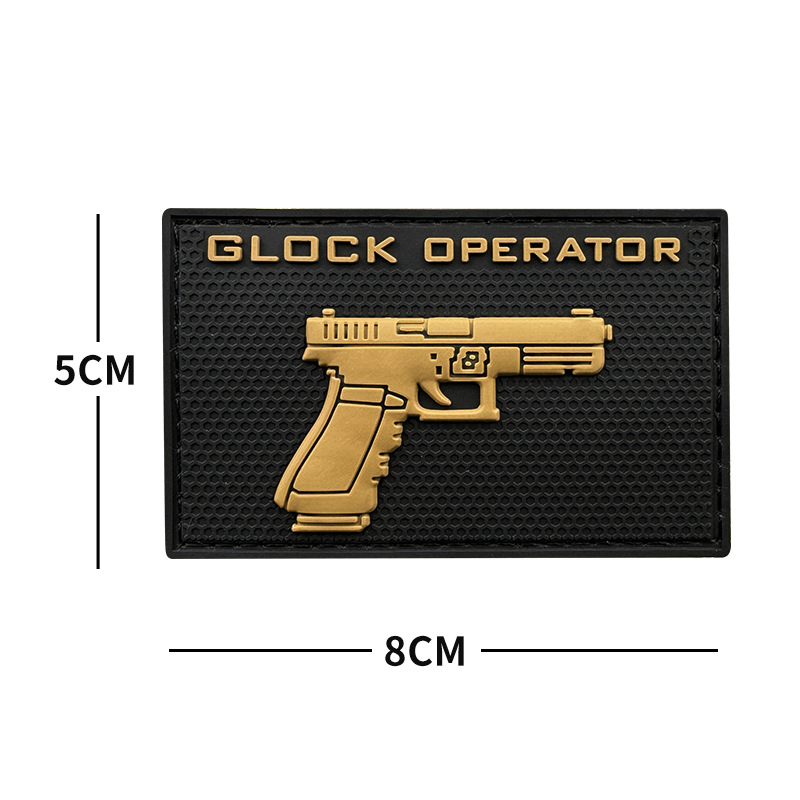 Pistola Glock-fondo negro caqui-i1-4-2