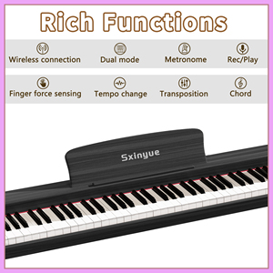 Bàn phím âm nhạc đàn <span class=keywords><strong>piano</strong></span> kỹ thuật số 88 phím đàn <span class=keywords><strong>piano</strong></span> bàn phím đàn <span class=keywords><strong>piano</strong></span> thẳng đứng - Product Image 2