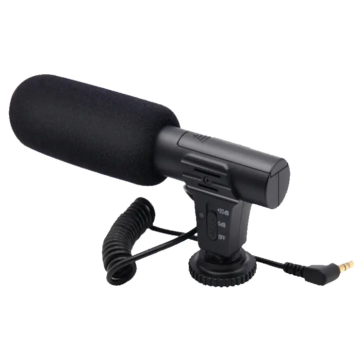Vlogging-kit de micrófono de MIC-05 para cámara, portátil, muy utilizado