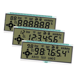 Anpassbarer wirtschaft licher Smart Meter LCD-Bildschirm SJXDHG001015-19 HTN Ultra Wide Temperature Range 7-Segment-LCD-Display - Product Image 1