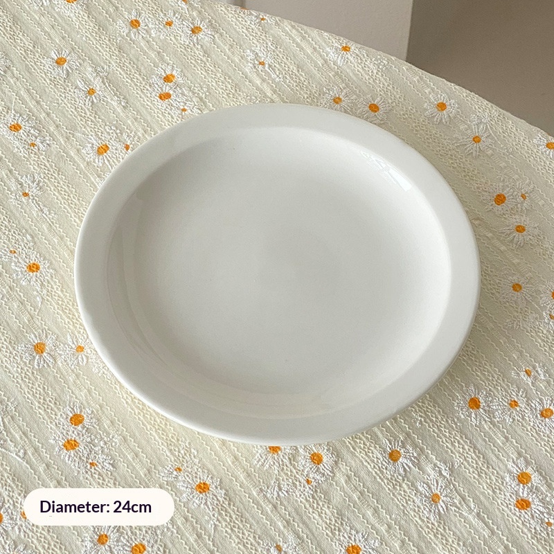 Assiette occidentale -24cm blanche