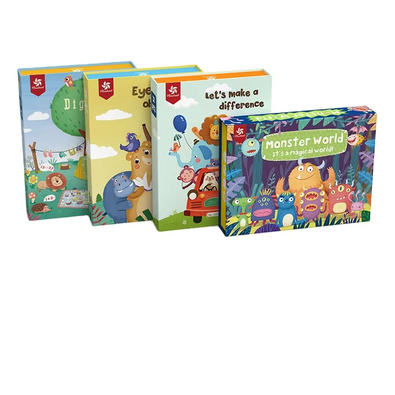 Jeu de société en papier pour enfants, cartes d'apprentissage Montessori, classiques, 12 pièces, vente en gros