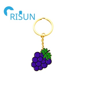 พวงกุญแจกล้วย Pisang ขนาดใหญ่3D เคลือบโลหะ3D แบบกำหนดเอง - Product Image 5