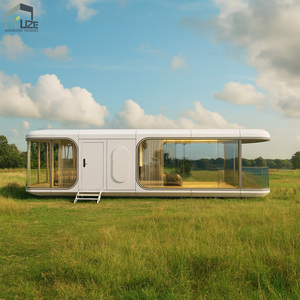 Sang Trọng Futurstic Cắm Trại Nhà Đúc Sẵn Ngoài Trời Sinh Thái Không Gian Viên Nang Nhà Khách Sạn Cho Mùa Đông - Product Image 1