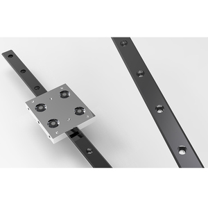 Precio competitivo Carril de guía lineal en forma de V Sistema de guía lineal curvo R100 R200 R250 R300 Carril de arco de 25 44 76mm