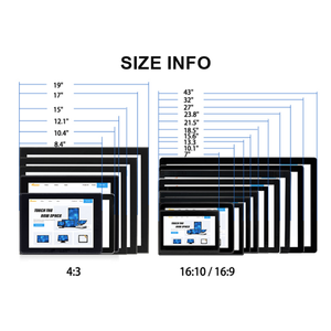 OEM Open Frame Wasserdicht 11,1 15 19 21,5 23,8 65 75 86 Zoll kapazitives Touchscreen-Display Staub dichte industrielle LCD-Monitore - Product Image 6