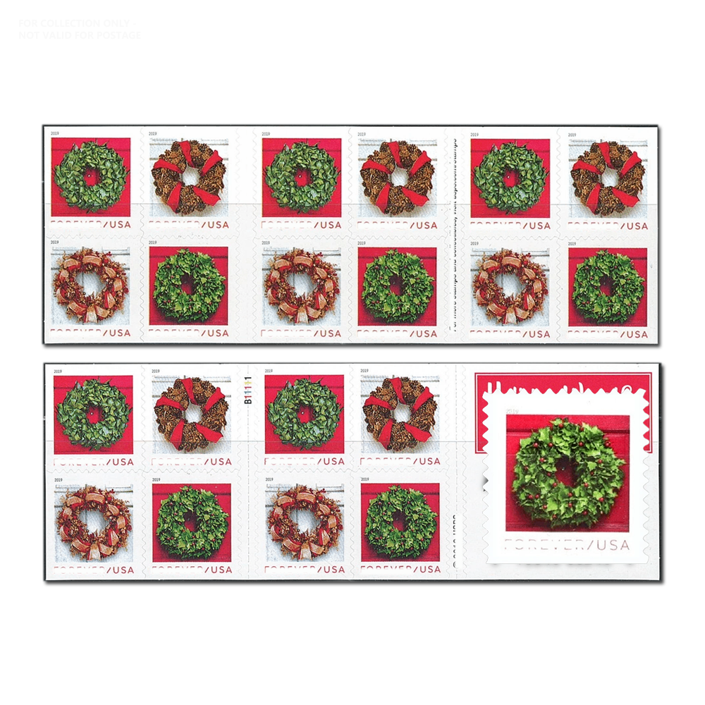Couronnes de Noël blanches Y29 2019