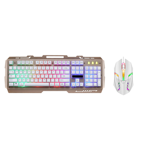 Combos de teclado y ratón para juegos de alta calidad, 104 teclas, juegos ergonómicos de teclado y ratón SUB para ordenador con cable para jugadores - Product Image 1