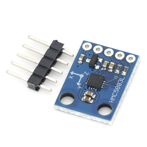 GY-273 3V-5V HMC5883L triplo asse bussola magnetometro modulo sensore a tre assi modulo campo magnetico per Arduino - Product Image 2
