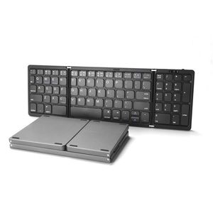 Slim Portable Folding Full Size Foldable <strong>Keyboard</strong> With Number Keypad Universial for Tablet Pc Mobile Phone <strong>Keyboard</strong> - Product Image 4
