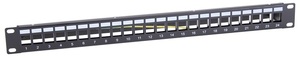 24端口1u 19 "机架安装Stp屏蔽光纤配线架Cat6 Utp/Stp网络配线架 - Product Image 4