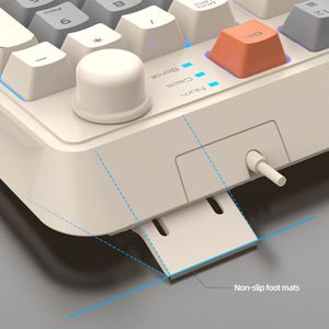 Teclado luminoso Luz RGB Teclado con cable 94 teclas para Notebook Laptop Desktop - Product Image 4