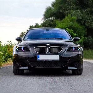ชุดไฟหน้า LED รถยนต์ดัดแปลง E60 BMW 5 Series 2008-2010โปรเจคเตอร์คู่ LED RGB DRL - Product Image 6