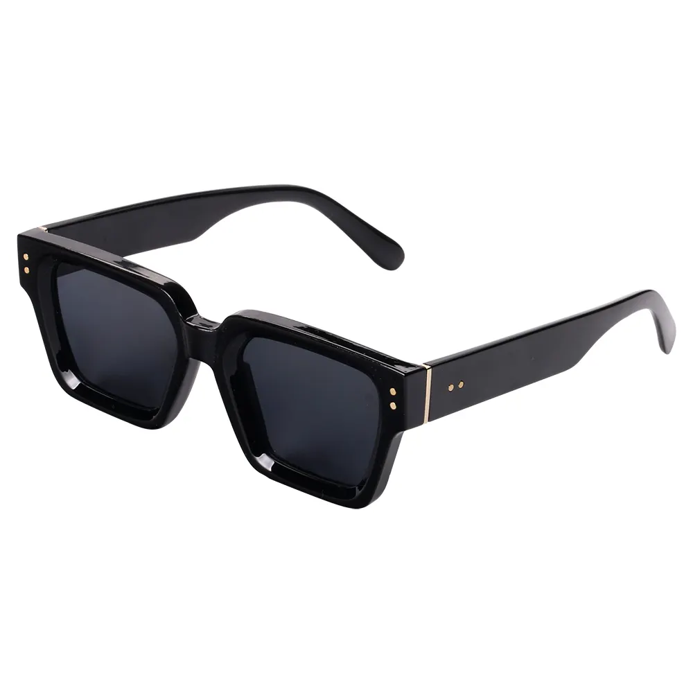 Солнцезащитные очки премиум-класса для мужчин и женщин, роскошные дизайнерские черные квадратные солнечные очки с защитой от ультрафиолета, для взрослых и мужчин, 2023